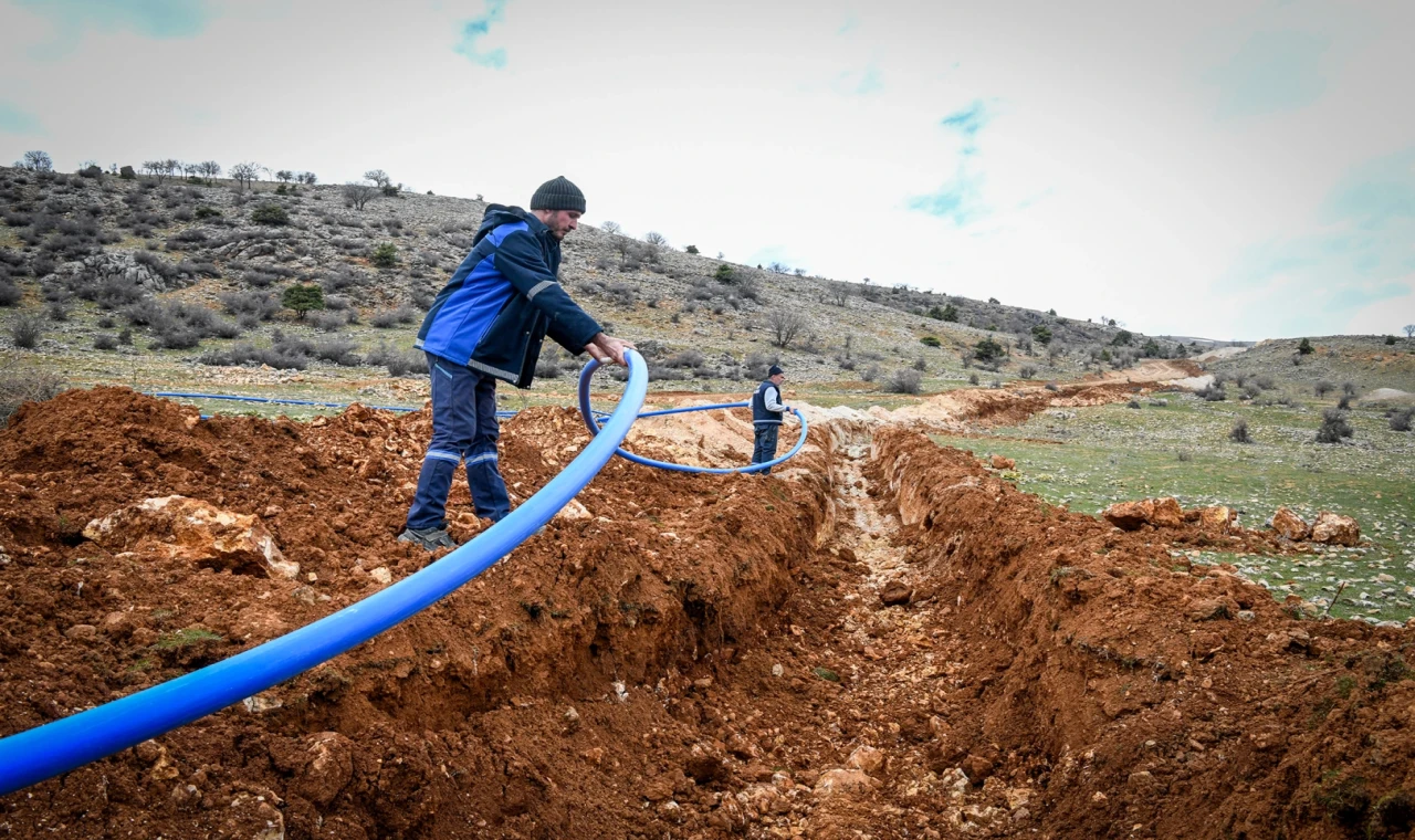 Malatya Arapgir’de yeni içme suyu hattı devrede