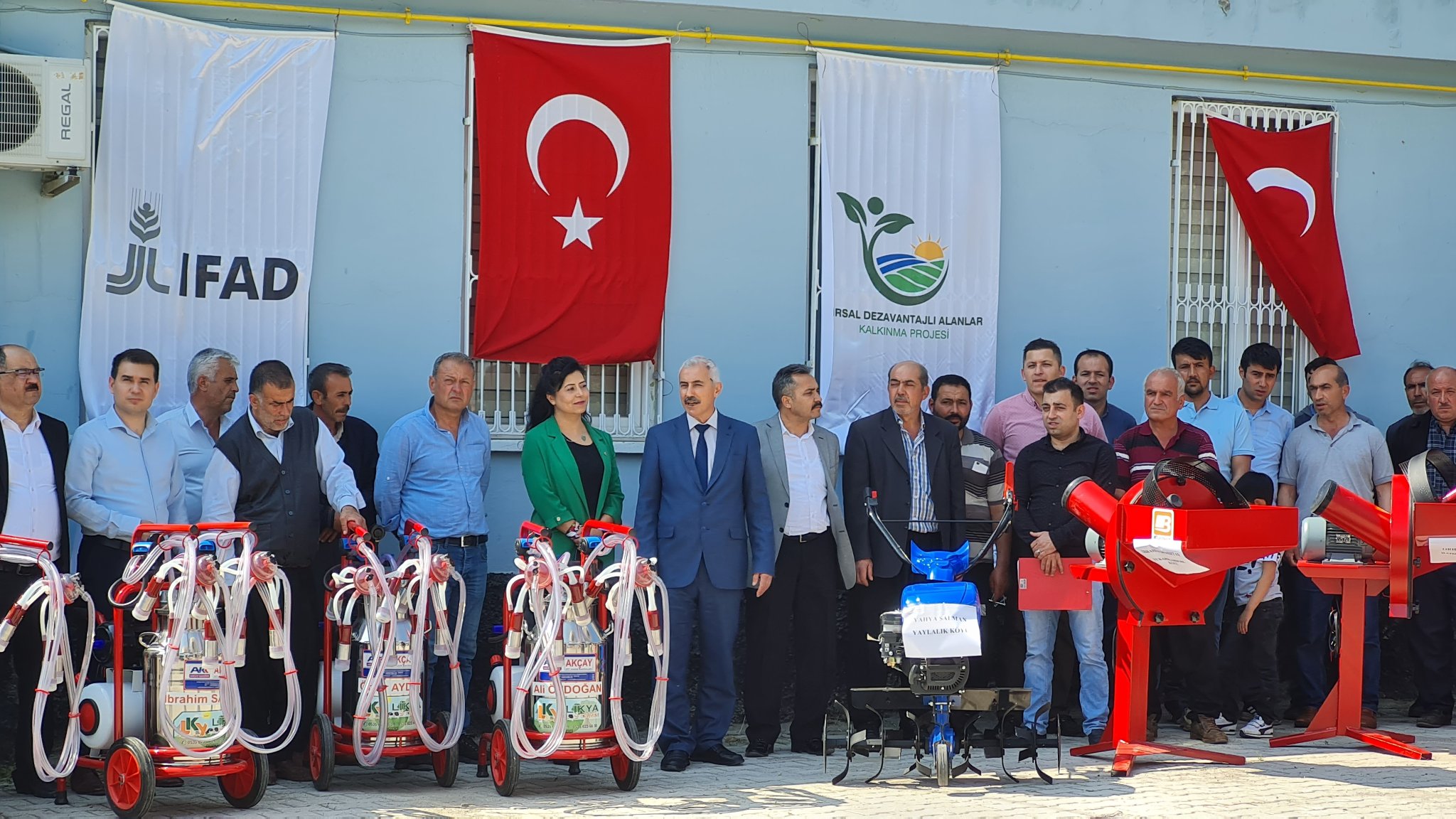 Osmaniyeli 39 Çiftçiye makine ve ekipman desteği verildi