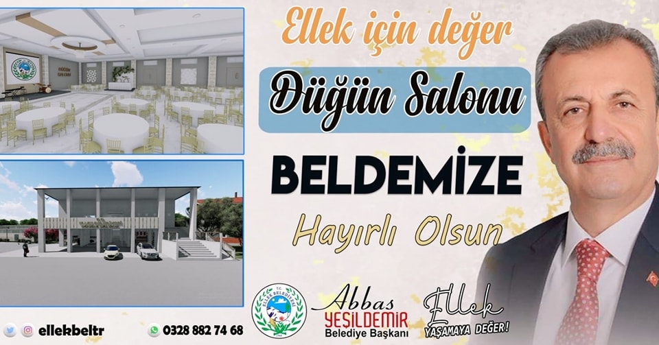 Ellek’te Düğün Salonu projesi devam ediyor