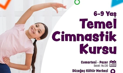 Gölcük Belediyesi tarafından tadilatı tamamlanarak yenilenen Düzağaç Kültür Merkezi’nde temel cimnastik kursu başlıyor