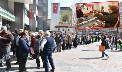 Banka değil, ucuz et kuyruğu!