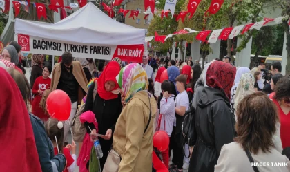 Bağımsız Türkiye Partisi, 23 Nisan Ulusal Egemenlik ve Çocuk Bayramı'nı Bakırköy ve Maltepe Meydanları'nda Coşkuyla Kutladı