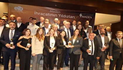 Egeli maden ihracatçıları ödüllerine kavuştu