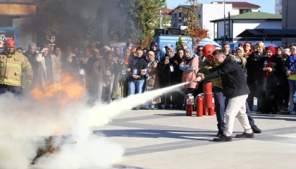 Kocaeli Başiskele’de afetlere hazırlık eğitimi