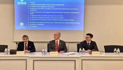 BUSİAD’da mali genel kurul tamamlandı
