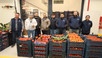 Gebze’de Batı Sebze Meyve Hali faaliyette