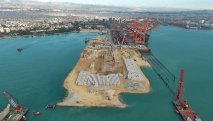 Mersin Limanı genişliyor... Mersin’in kapasitesi 1 milyon TEU artacak