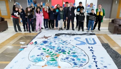 Dünya Su Günü’nde öğrencilere suyun önemi anlatıldı