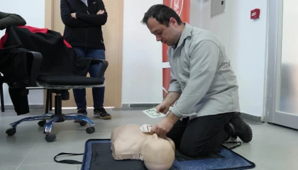 Ankara Keçiören’de ’Afet Müdahale’ye ilk yardım eğitimi