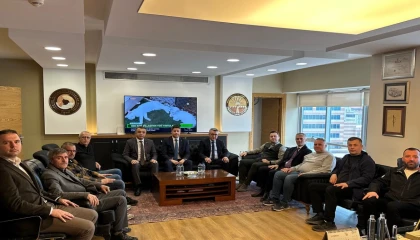 Edirne’de Ziraat Bankası yetkililerinin Keşan TSO ziyareti