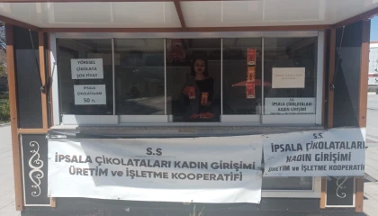 El yapımı çikolatalar Keşan’da satışta