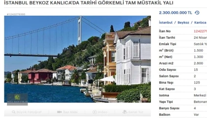İstanbul Boğazı’ndaki yalılar deprem nedeniyle satılık!