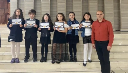 Keşan BİLSEM’liler Müzik Festivali’nden ödülle döndü