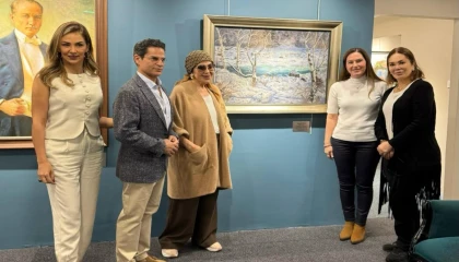 Türkan Şoray Atatürk’ün portresini gördüğünde duygusal anlar yaşadı