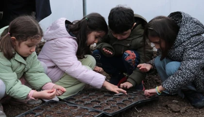 Yozgat’ta ’Ata Tohumları’ miniklerin ellerinde filizlenecek