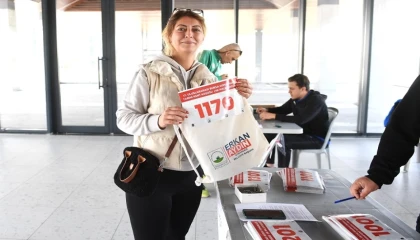 Bursa Osmangazi’de tarihi koşuya katılacaklar numara aldı