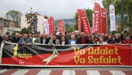 Bursa’da 1 Mayıs coşkusu