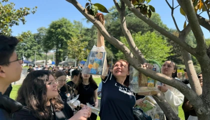 Bursa’da ağaçlar ’kitap’ açtı!