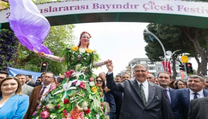 Uluslararası Bayındır Çiçek Festivali’ne coşkulu start