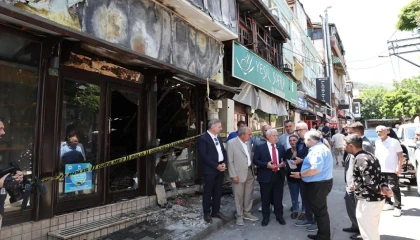 Başkan Mustafa Bozbey’den yangında zarar gören bölgelere ziyaret