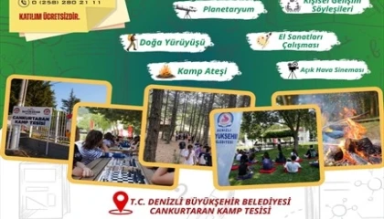Denizli Büyükşehir’den liselilere özel yaz kampı