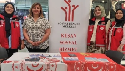 Edirne Keşan Sosyal Hizmet Merkezi’nden KİPA AVM’de tanıtım standı