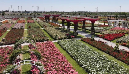Konya’da Karatay Mevlana Gül Parkı kapılarını açtı