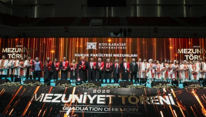 KTO Karatay Üniversitesi’nde mezuniyet coşkusu