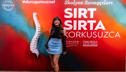 Melis Fis’ten skolyoz farkındalığı: Bu bir nazar boncuğu