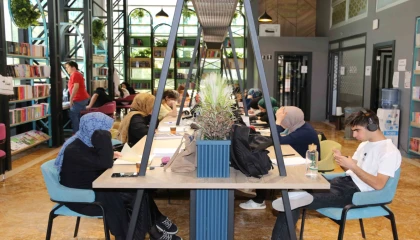 Meram kütüphaneleri sınav öncesi öğrencilerin gözdesi