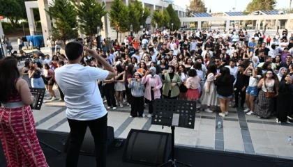 Mersin’de öğrencilere YKS öncesi moral etkinliği