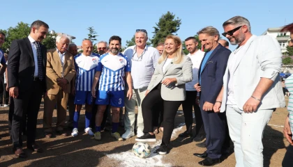 Türk futboluna yıldızlar yetiştiren yüce spor’un tesisi yenilendi
