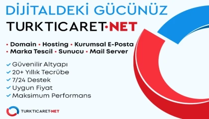 TURKTICARET.NET’ten dijital dünyada gücünüzü artıracak dev hizmetler!