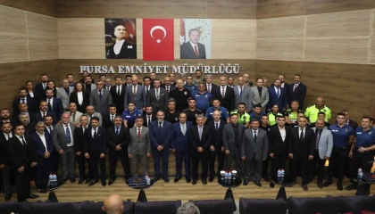 Bursa Emniyeti’nde 70 başarılı personel ödüllendirildi