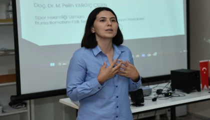 Bursa Nilüfer’de yaşlılara egzersizin önemi anlatıldı