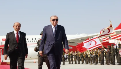 Cumhurbaşkanı Erdoğan törenler için Yavru Vatan’da