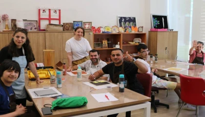 Engelsiz hobi atölyelerinde yaz dönemi başladı