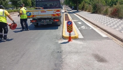 Eskişehir Büyükşehir’den yollara modern dokunuş