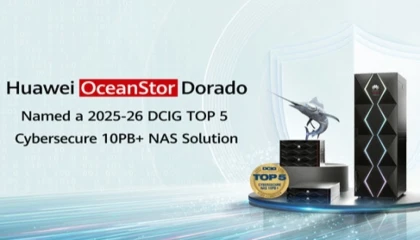 Huawei OceanStor Dorado All-Flash Depolama, DCIG TOP 5 Siber Güvenlikli NAS çözümlerinden biri seçildi