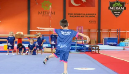 Konya Meram’da yaz spor coşkusu