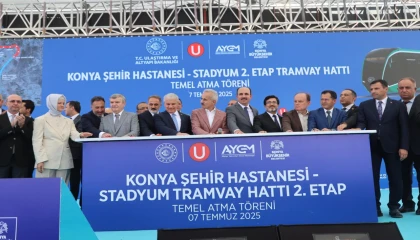 Konya’ya yeni tramvay hattı... Konya’nın raylı sistem ağı genişliyor
