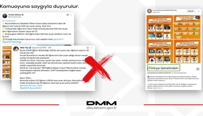 MEB’den Bursa’daki LGS iddialarına yalanlama!