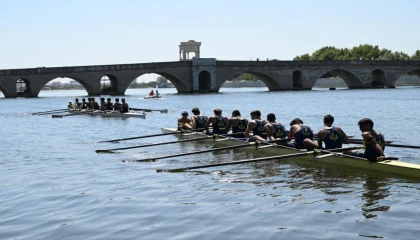 Meriç Nehri’nde Türkiye Kupası kürek yarışları nefes kesti