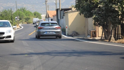 Milas kırsalındaki 80 milyonluk yol yatırımı tamamlandı
