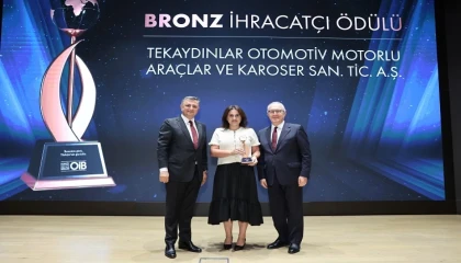 Tekaydınlar’a OİB’den bronz ihracatçı ödülü