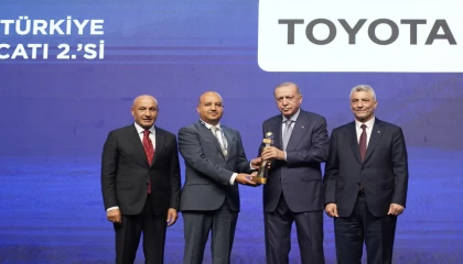 Toyota Türkiye ihracatta şampiyonlar arasında 2’nci oldu