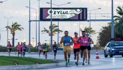 9 Eylül Yarı Maratonu için kayıt zamanı
