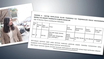 Ağrı Belediyesi’nin arsa satışı tepki çekti: Kültürel miras satılıyor!