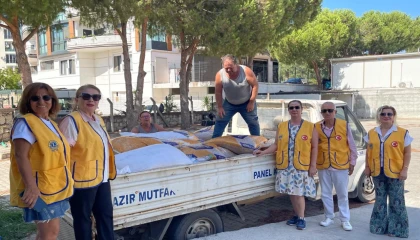 Artemis Lions’tan yangın mağduru Yürük ailesine anlamlı destek
