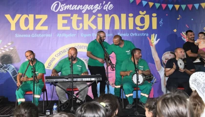 Bursa Osmangazi’de yaz etkinlikleri dolu dolu geçiyor